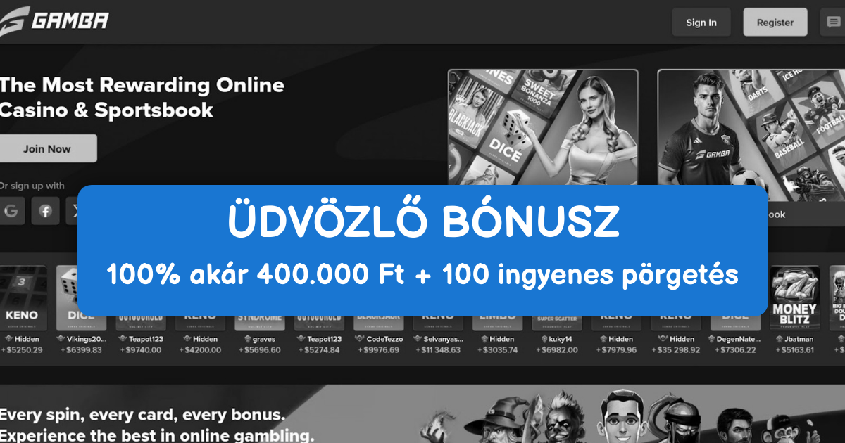 Gamba Casino Magyarország